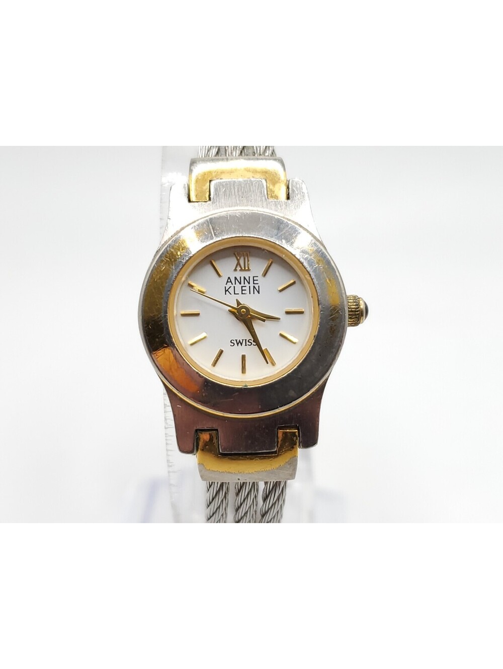 Anne Klein Quartz Watch Women New Battery Two-Tone 22mm